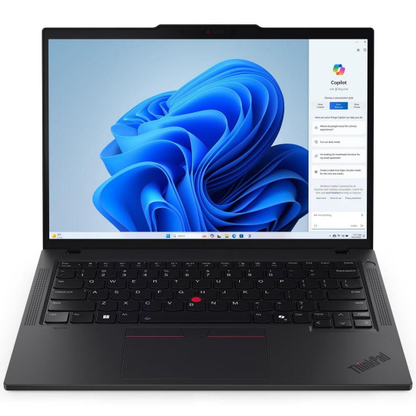 Ноутбук/ Lenovo ThinkPad T14 G5 14.0" WUXGA Touch IPS AG 400nits, AMD Ryzen 7 PRO 8840U,32GB DDR5, 512GB SSD M.2, AMD Radeon 780M Graphics,5M+IRCam, Qualcomm Wi-Fi 6E NFA725A+BT5.3, Wired Ethernet, 4 Cell 52.5Whr, BKLT KB ENG, Win 11 Pro, 1 Year, Black