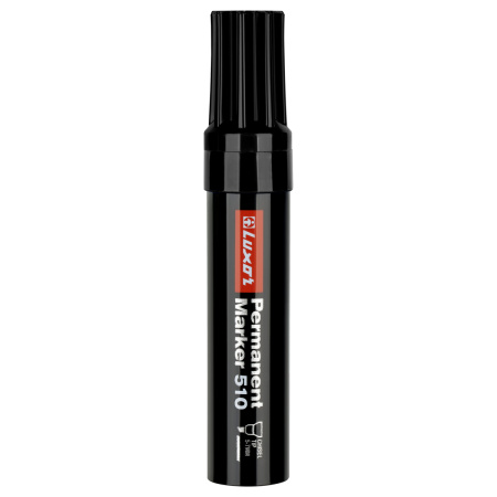 Маркер промышленный LUXOR "510" черный, скошенный, 5-7мм (3161)