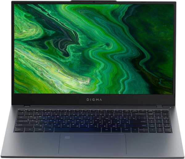 Ноутбук Digma Pro Fortis M Core i7 1255U 16Gb SSD512Gb Intel Iris Xe graphics 15.6" IPS FHD (1920x1080) Windows 11 Pro grey WiFi BT Cam 4250mAh (DN15P7-ADXW04)