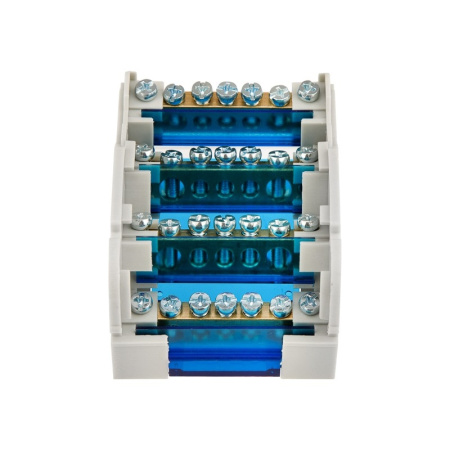 Шина на DIN-рейку в корпусе (кросс-модуль) 4*7 Rexant 11-2304-7