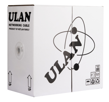 Кабель_витая_пара 305m Cu ULAN UTP 4_пары_кат_5E UEC-UU004-5E-PVC-GY C189