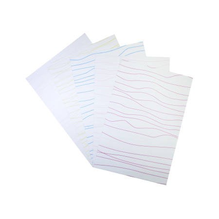 Декоративная калька "Волна", 10л., 5цв., Hobby Time 11-410-286