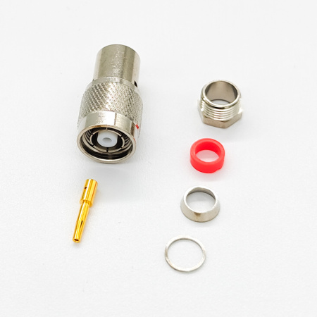 Разъем RP-TNC-M, кабельный, прижимной, 5D-FB, T-A112/5D