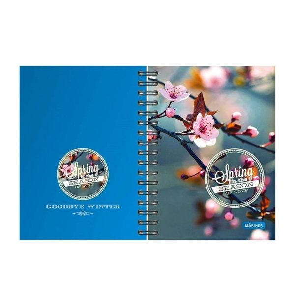 Бизнес-тетрадь Mariner А5 120л. "Spring" на спирали (1608817)