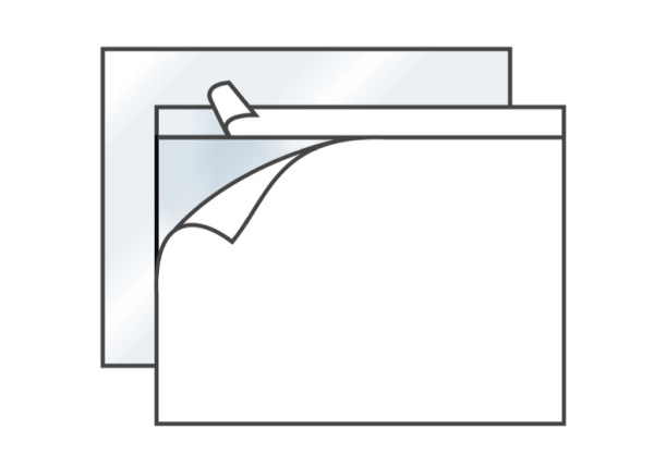 Конверт-пакет полиэтилен 325х230 Курт, прозрач. с отрывной полосой (1125)