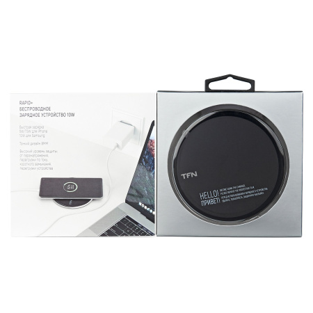 Беспроводное задярное устройство TFN RAPID+ 10W черный (TFN-QI01)