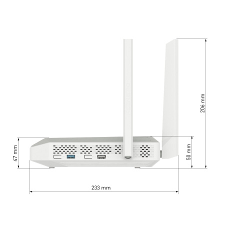 Маршрутизатор Keenetic_Giant (KN-2610) 802.11n/ac 1267_Mbps 2.4 /5 Ггц 8xLAN_1000Mbps 1*USB2.0 1*USB