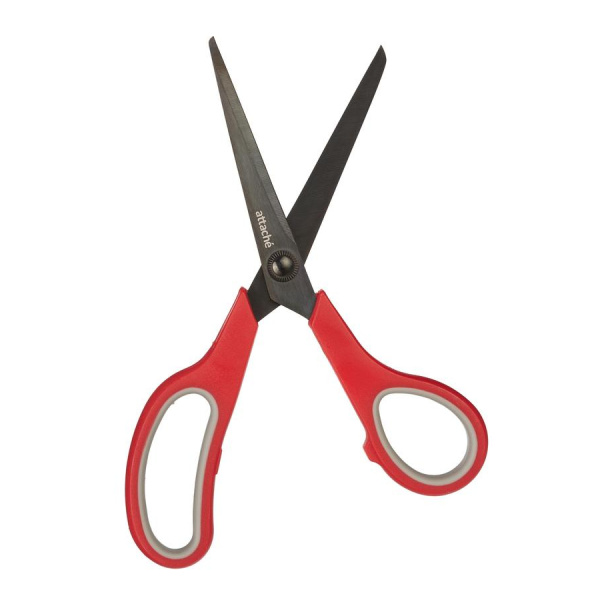 Ножницы 19см. Attache "Comfort. Titanium grey" (604058)