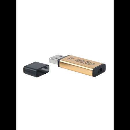 Флеш-накопитель USB2.0 4Gb Perfeo E03 (PF-E03Gl004ES) золотой