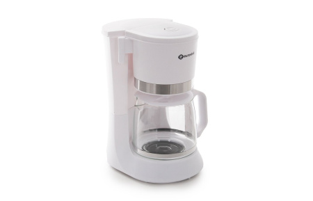 Кофеварка Eurostek ECM-6630 White 680Вт, 1.2л, капельная, тип кофе: молотый