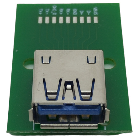 Плата макетная с разъемом USB Type-A 3.0 гнездо