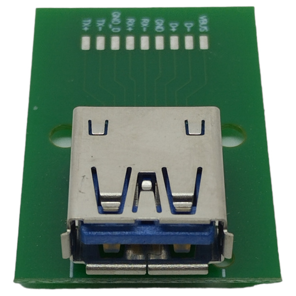 Плата макетная с разъемом USB Type-A 3.0 гнездо