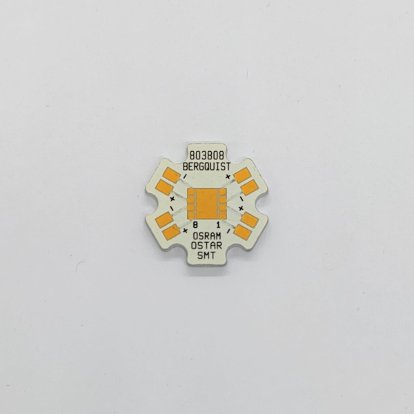 Плата для светодиода PN BERGQUIST 803808/Звезда RGB