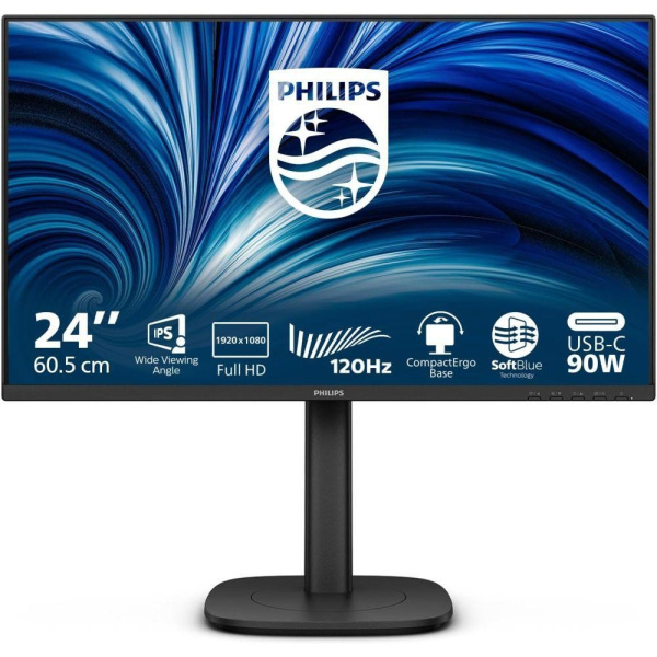 Монитор Philips 24B2U3301 23,8" 1920x1080 IPS 120Hz 4ms 300cd   1xHDMI 1xDP 1xDP Out 4xUSB 3.2 1xUSB-C 90W LAN  2Wx2 HAS 150mm Internal Black 100x100/ Philips 24B2U3301 23,8" 1920x1080 IPS 120Hz 4ms 300cd   1xHDMI 1xDP 1xDP Out 4xUSB 3.2 1xUSB-C 90W LAN