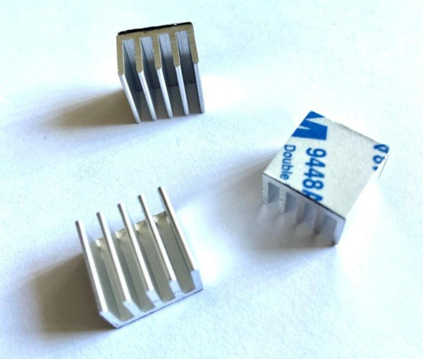 Радиатор  14*14*10мм, алюминий, 8217-4