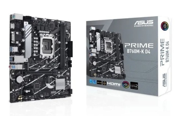 Мат.плата S1700 B760 Asus PRIME B760M-K D4 (mATX,2xDDR4,2M.2,PCI-E16,2PCI-E,HDMI,VGA,PC5333)