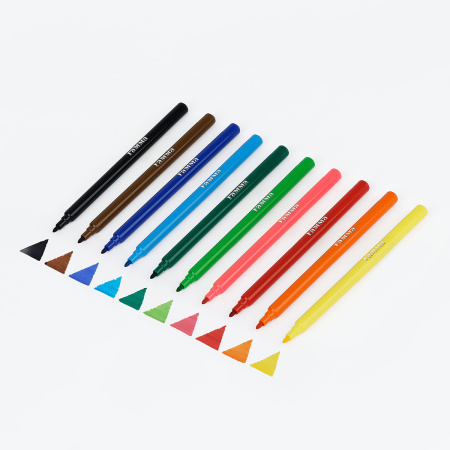 Фломастеры 10цв. ГАММА "Мультики" смываемые 120822_10