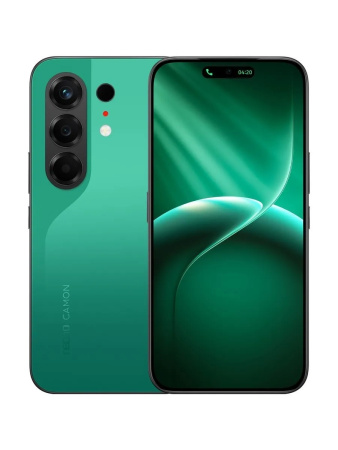 Смартфон Tecno Camon 50 8Гб 256Гб Malachite Green 6.78", AMOLED, 2644*1208, 2*2.2+6*2ГГц, 50+8Мп, 32Мп, 4G, NFC, 6500мАч, And 16
