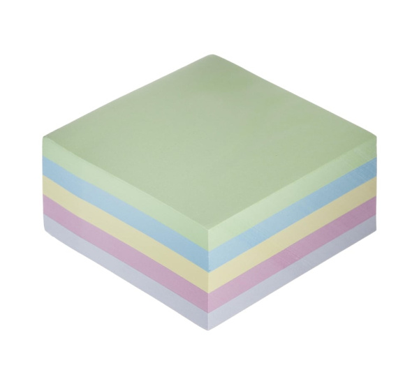 Блок самоклеящийся Attache 76*76мм. 400л. 5цв. (1407989)