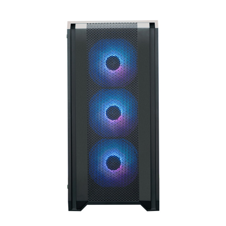 Корпус ATX Б_БП XASTRA A500 4ARGB Black (USB3.0,Audio,TG+Mesh,черный,PWM fans,4х120мм FC ARGB)[A500-BK-FC120ARGB-4F-GL]