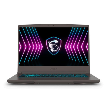 Ноутбук MSI Thin 15 B2RVE-3450XRU Core 5 210H 16Gb SSD512Gb NVIDIA GeForce RTX4050 6Gb 15.6" IPS FHD (1920x1080) без ОС grey WiFi BT Cam (9S7-16R831-3450)