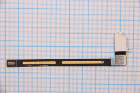 Шлейф iPad Air 2 на разъем гарнитуры белый