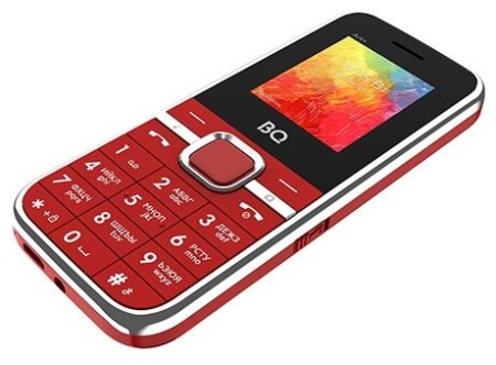 Сотовый BQ BQ-1868 Art+ Red 2sim/1.77"/128*160/32Mb/microSD/-/Bt/800мАч/фонарик/моноблок Сотовый BQ BQ-1868 Art+ Red 2sim/1.77"/128*160/32Mb/microSD/-/Bt/800мАч/фонарик/моноблок