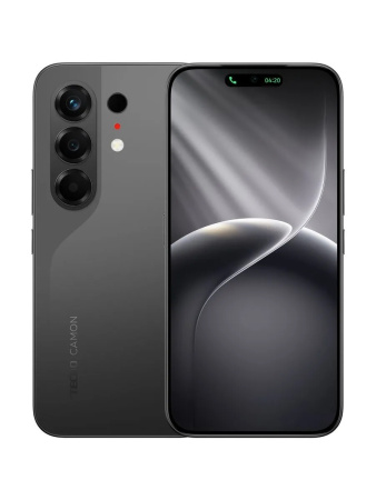 Смартфон Tecno Camon 50 8Гб 256Гб Moonshadow Black 6.78", AMOLED, 2644*1208, 2*2.2+6*2ГГц, 50+8Мп, 32Мп, 4G, NFC, 6500мАч, And 16