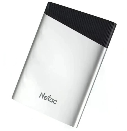 Внешний SSD диск USB3.2 Type-C 120Gb Netac Z6S (NT01Z6S-120G-32SL) серебристый,алюминий/пластик