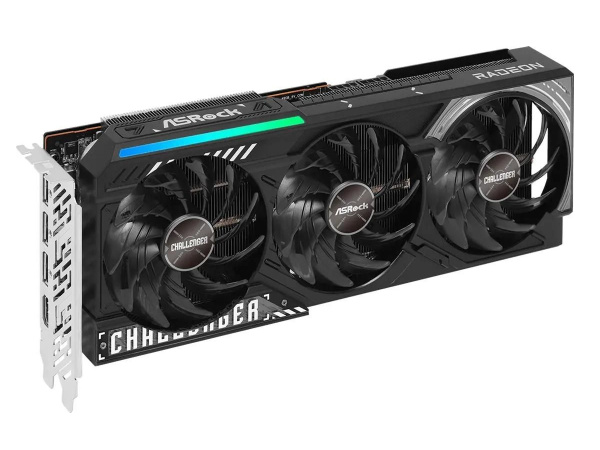 Видеокарта Radeon RX 9070 ASRock 16Гб Challenger GDDR6,256bit,HDMI,3DP (RX9070 CL 16G) ret