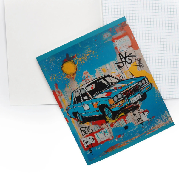 Тетрадь 48л. кл. "Красочные машины" Эксмо ТКЛ489164