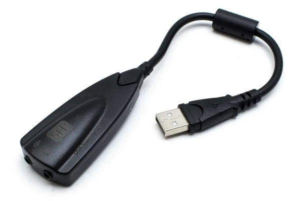 Звуковая карта USB 5Hv2 7.1  Черный