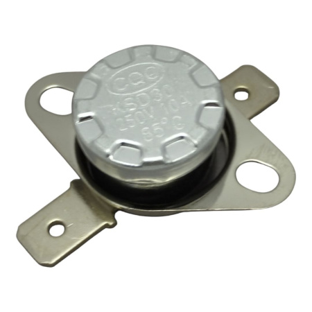 Термостат  85°C, NC, 10A, 250V, KSD301-85-10-LBHL-P-6.3-B
