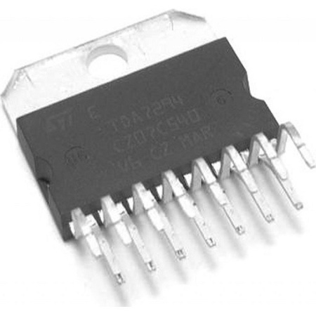 микросхема TDA7294V STM, УМЗЧ, 100W, ±10…40V, Multiwatt15