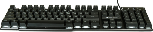 Игровая клавиатура USB Dialog Gan-Kata KGK-15U мембранная, подсветка, Black
