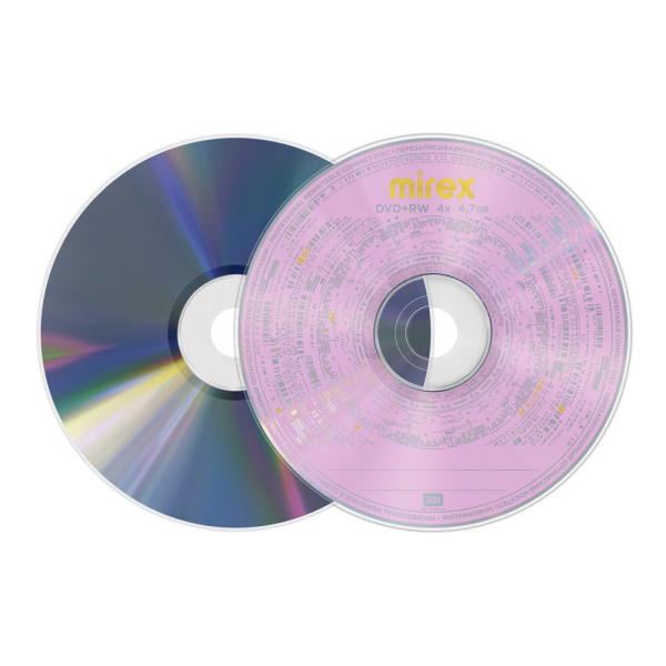 Диск DVD+RW 1шт Mirex 4.7Gb 4X Brand конверт (UL130022A4C)