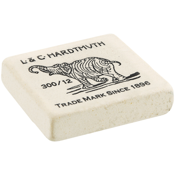 Ластик KOH-I-NOOR "Elephant" 300/12, прямоугольный, 48*37*16мм (0300012002KDRU)
