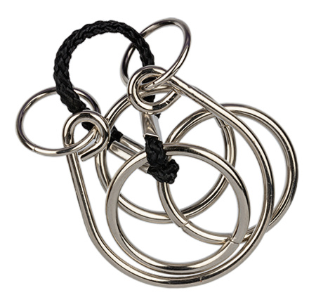 Головоломка металлическая  "DELFBRICK" DLM-37 1 шт "Канат" 5 элемент.