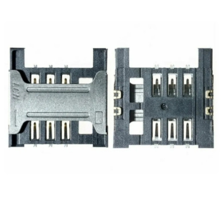 Коннектор SIM Alcatel OT-4033D/OT-4030D/OT-5020D/OT-4010D/OT-4015D/OT-4018D
