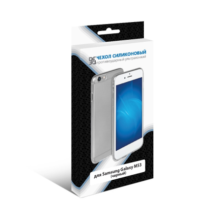Чехол силиконовый для Samsung Galaxy M53 DF sCase-145 (black)