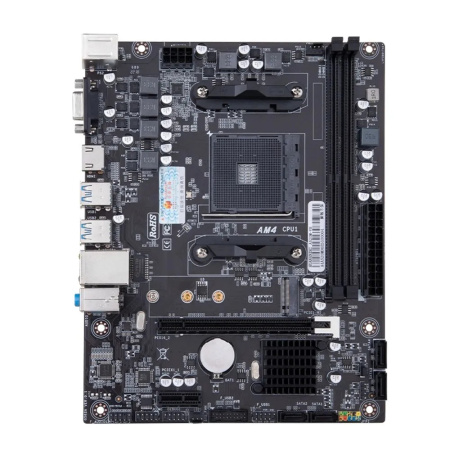 Мат.плата SocAM4 AMD A520 Huananzhi A520M-VH (mATX,2DDR4,M.2,PCI-E16,PCIE-E,HDMI,VGA,PC3200)