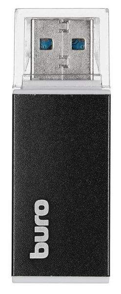 Картридер внешний Buro BU-CR-3104 черный USB2.0 CF/SD/microSD/MS/MMC