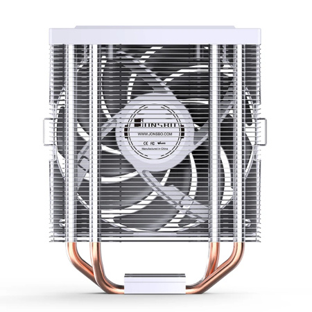 Кулер S115х/1200/1700/AMx Jonsbo CR-1000E White (210W/120mm/600-1500rpm/LED/4 тепловые трубки/белый)