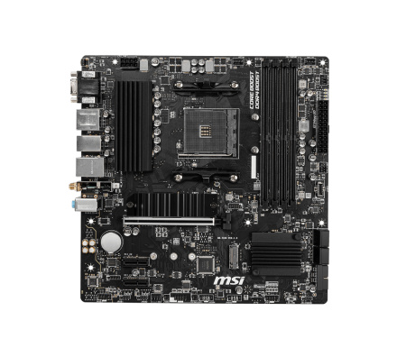 Мат.плата SocAM4 AMD B550 MSI B550M PRO-VDH WIFI (mATX,4DDR4,2M.2,PCI-E16,2PCI-E,DP,HDMI,VGA,PC4400,Wi-Fi)