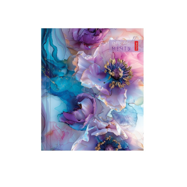 Тетрадь на кольцах 120л. "Цветочные сны" Hatber (120ТК5В1_32291)