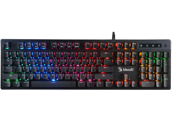 Игровая клавиатура USB A4Tech Bloody B500N механическая, Grey