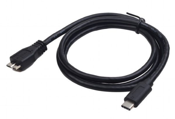 Кабель USB3.0 MicroUSB(m)-Type-C (m)  1.0м Cablexpert (CCP-USB3-mBMCM-1M), черный