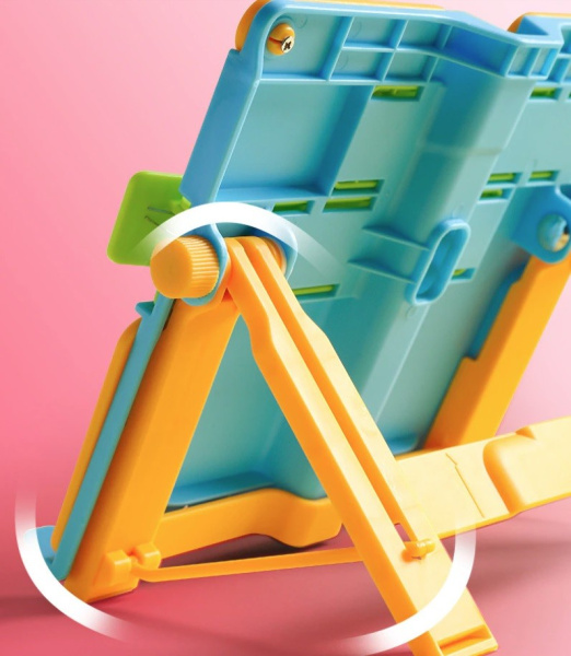 Подставка для книг Kaba с расширителями до А4, регулируемая, голубая (КВХ-6221Е)