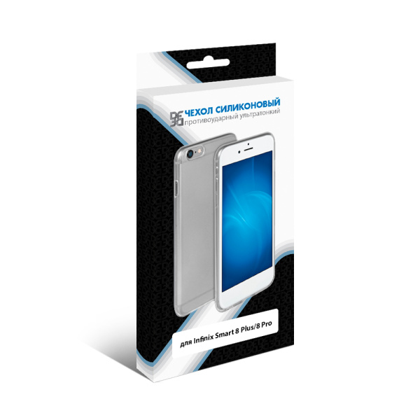 Чехол силиконовый для Infinix Smart 8 Plus/8 Pro DF inCase-50 прозрачный