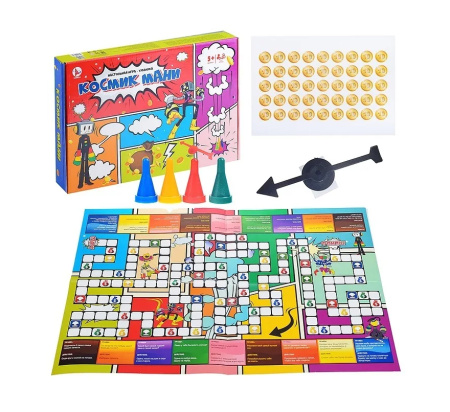 Игра настольная Игра-ходилка "Космик мани" ТМ Ракета Р3357 РА